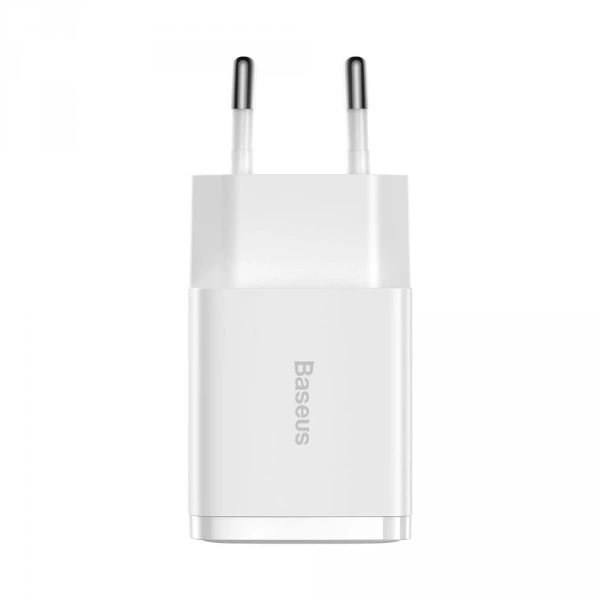Мережевий зарядний пристрій Baseus Compact Charger 2U 10.5W EU White (CCXJ010202) (519) - Фото 1 Мережевий зарядний пристрій Baseus Compact Charger 2U 10.5W EU White (CCXJ010202) (519) - изображение 1