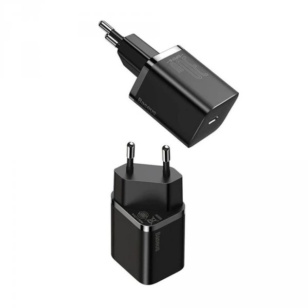 Мережевий зарядний пристрій Baseus Super Si quick charger IC 30W EU Black (CCSUP-J01) (392) - Фото 5 Мережевий зарядний пристрій Baseus Super Si quick charger IC 30W EU Black (CCSUP-J01) (392) - изображение 5