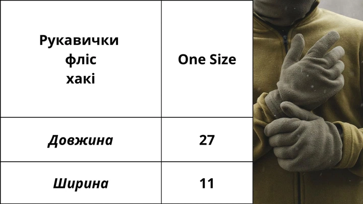 Стильні чоловічі флісові рукавички хакі якісні та практичні тактичні аксесуари для холодних днів та активного відпочинку на природі - Фото 10 Стильні чоловічі флісові рукавички хакі якісні та практичні тактичні аксесуари для холодних днів та активного відпочинку на природі - зображення 10