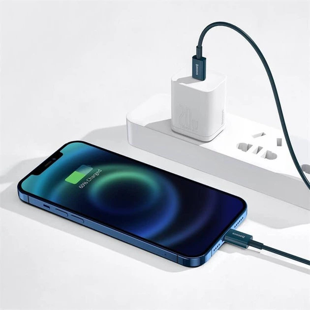 Кабель BASEUS Type-C to Lightning Superior Series Fast Charging Data Cable |1m, 20W| (CATLYS-A03) - изображение 2