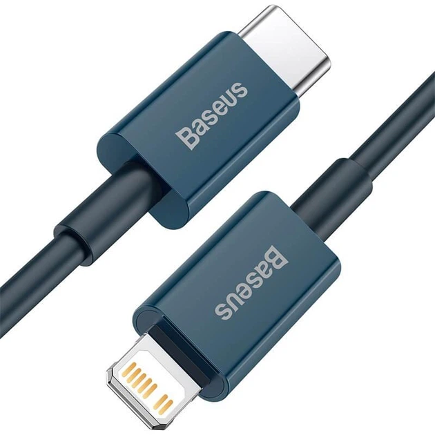 Кабель BASEUS Type-C to Lightning Superior Series Fast Charging Data Cable |1m, 20W| (CATLYS-A03) - изображение 3