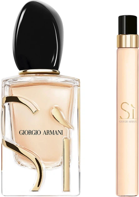 Zestaw damski Giorgio Armani Si Woda perfumowana 50 ml + Miniaturka Woda perfumowana 10 ml (3614274692785) - obraz 2