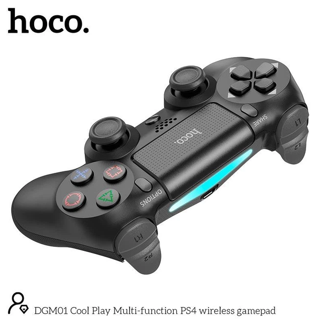 Бездротовий ігровий контролер HOCO Cool Play Multi-function PS4 gamepad DGM01 (6 axis Gyroscope) - зображення 3