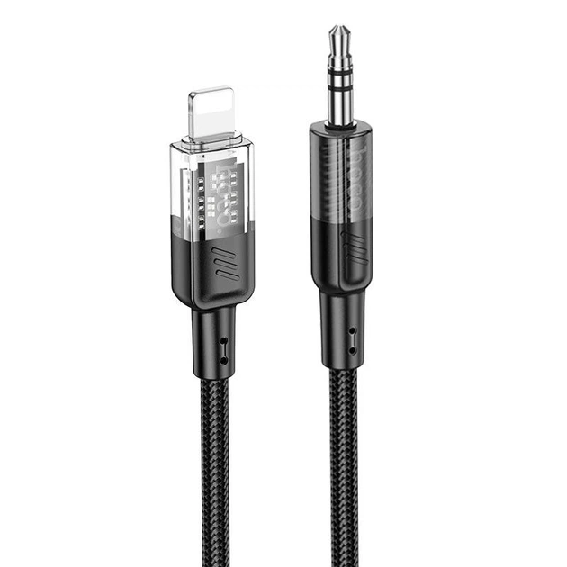 Кабель HOCO Spirit transparent digital audio conversion cable iP UPA27 | 1.2M | - зображення 2