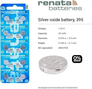 Батарейка SR927SW (395) Renata 1,55V silver oxide (1 бат.) - изображение 2