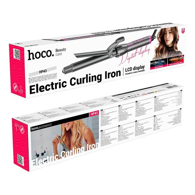 Плойка для укладки волос HOCO Electric manual curling iron with digital display HP43 |6 leveles powe - изображение 2