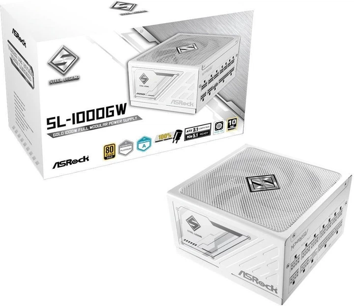 Блок питания ASRock SteelLegend White 1000W (SL-1000GW) - изображение 7