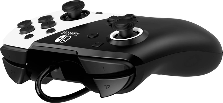 Контролер PDP Nintendo Switch Faceoff Deluxe+ Audio Wired Controller Black/White (500-134-EU-BW) - зображення 5