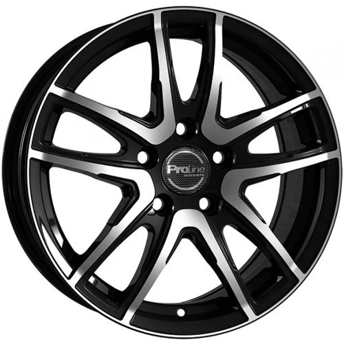 ProLine Wheels PXV (7J x 17 5x100 ET38 DIA63.4 BLACK POLISHED) фото