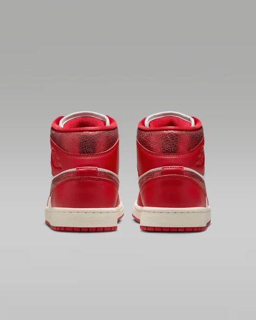 Кроссовки Air Jordan 1 Mid Se Red/White HJ9337-106 36.5 - изображение 6