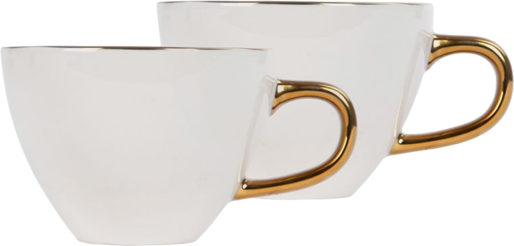 Zestaw kubków Homla Sinko białe 350 ml 2 szt (5906496718618) - obraz 1