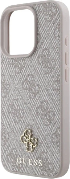 Etui Guess 4G Small Classic MagSafe do Apple iPhone 16 Pro Max Pink (GUHMP16XP4SM4MP) - obraz 6