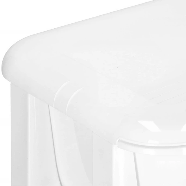 Полиця для іграшок Springos HA0212 з 4 шухлядами на колесах Рожево-біла (5908455300476) - зображення 11