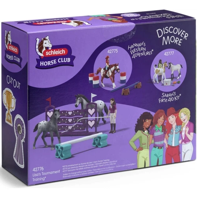 Набір фігурок Schleich Horse Club Турнірне тренування Лізи 42776 (4069111194844) - зображення 5