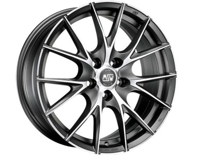 MSW 25 (7J x 16 5x112 ET48 DIA73.1 Matt Titanium Full Polished) – фото ...