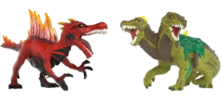 Набір фігурок Schleich Eldrador Creatures Вогняна рептилія проти ящірки джунглів 70834 (4059433774947) - зображення 7