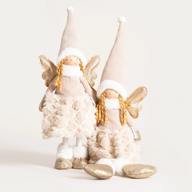 Figurka Homla Aurie aniołek siedzący 60 cm (5904183862262) - obraz 4