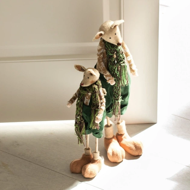 Figurka Homla Carol mysz z szalikiem 31 cm (5906496712913) - obraz 6