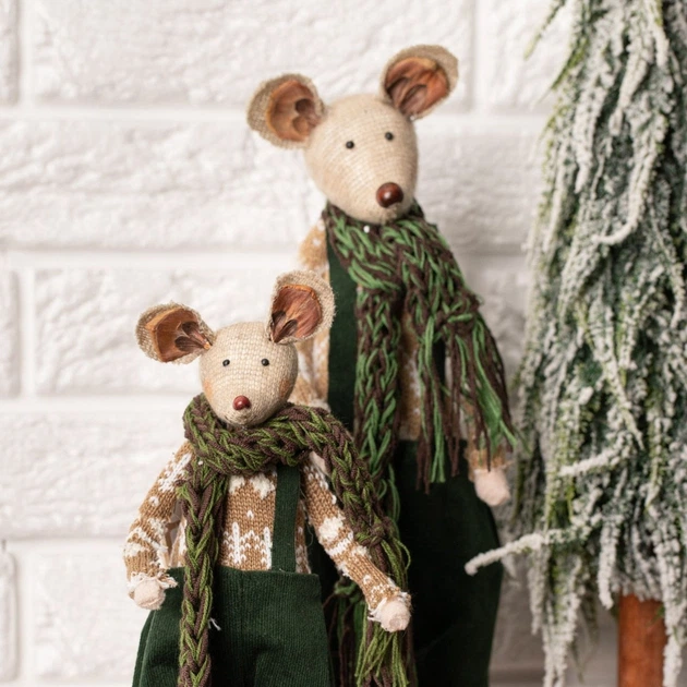 Figurka Homla Carol mysz z szalikiem 31 cm (5906496712913) - obraz 7