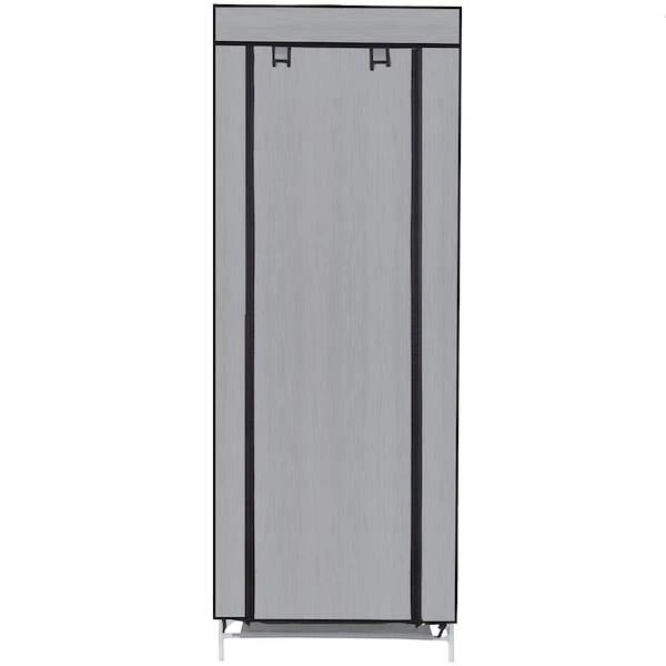 Stojak na buty Springos HS0004 9 - Poziomowy Osłona Pyłoszczelna 168 x 60 x 28 cm Szary (5907719469799) - obraz 7