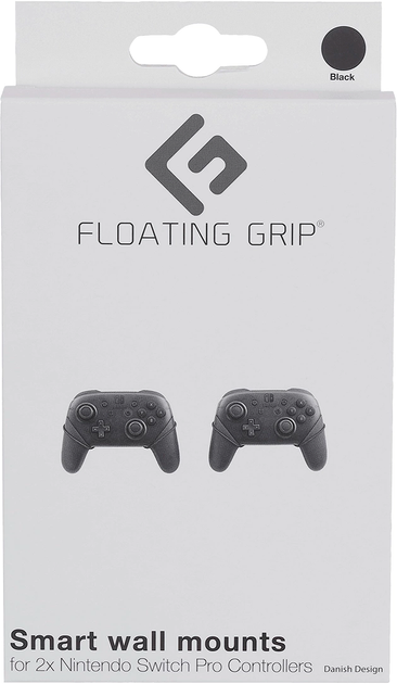 Настінне кріплення Floating Grip Nintendo Switch Pro Controller Black (5713474030101) - зображення 1