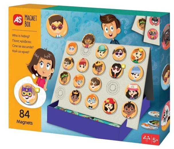 Gra planszowa AS Magnet Box Who Is Hiding? (wersja angielska) (5203068640606) - obraz 1