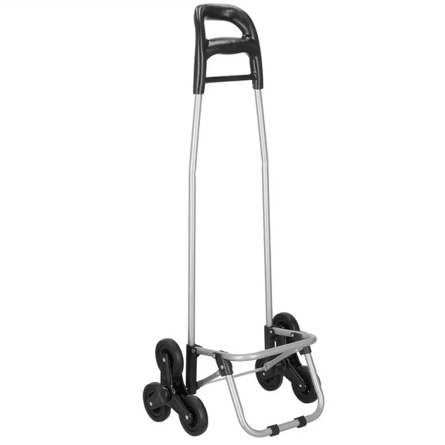 Wózek na zakupy Springos HA7482 30L na 6 kółkach Szaro-czarny (5907719487120) - obraz 8