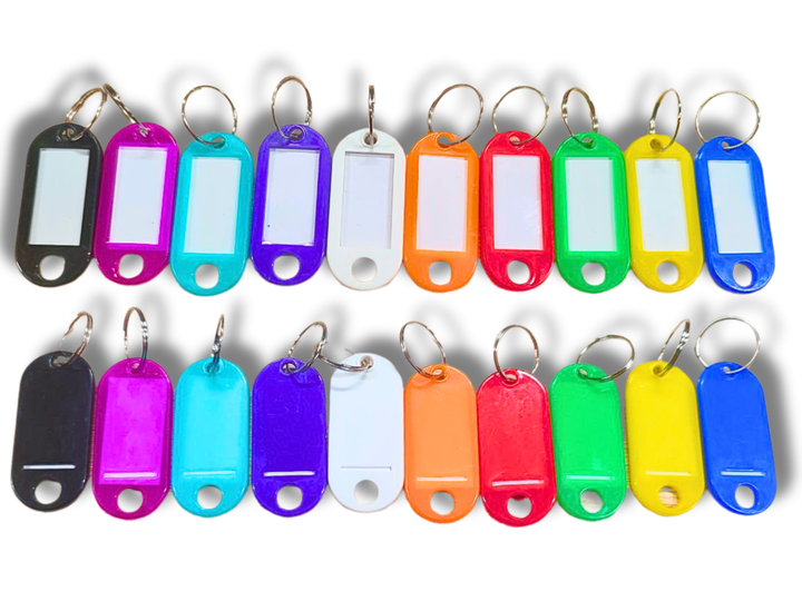 Брелок FROM FACTORY KMA для ключей пластмассовый с кольцом 50х22мм Бирюзовый - изображение 3