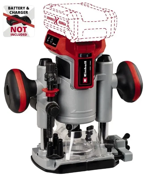 Фрезер акумуляторний Einhell Professional TP-RO 18LI BL - Solo 18В цанга 6 та 8мм 10000-30000об/хв 2 (00123513) - изображение 5