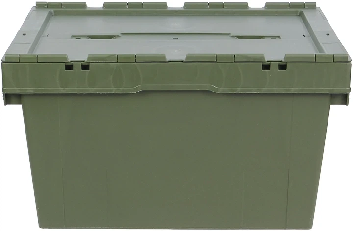 Ящик пластиковый N6433-ALC тип 1 600x400x345 мм Оливковый - Фото 2 Ящик пластиковый N6433-ALC тип 1 600x400x345 мм Оливковый - изображение 2