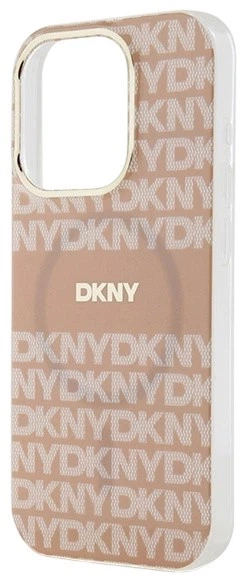 Etui DKNY IML Mono & Stripe MagSafe do Apple iPhone 13 Pro Max Pink (3666339267629) - obraz 5
