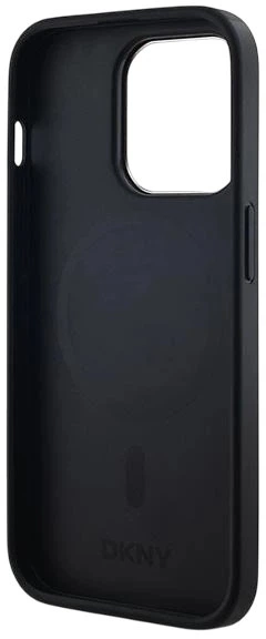 Etui DKNY Leather Checkered Mono Pattern MagSafe do Apple iPhone 13 Pro Max Black (3666339259785) - obraz 6