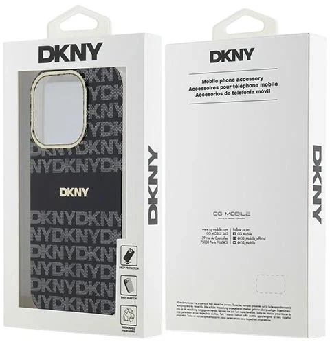 Etui DKNY IML Mono & Stripe MagSafe do Apple iPhone 14 Pro Black (3666339268077) - obraz 8