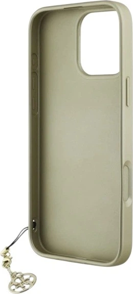 Etui Guess 4G Charms Collection do Apple iPhone 16 Pro Brown (GUHCP16LGF4GBR) - obraz 7