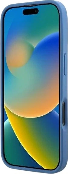 Etui Guess Leather Metal Logo Strass Crossbody do Apple iPhone 16 Pro Blue (GUHCP16LP4TDSCPB) - obraz 5