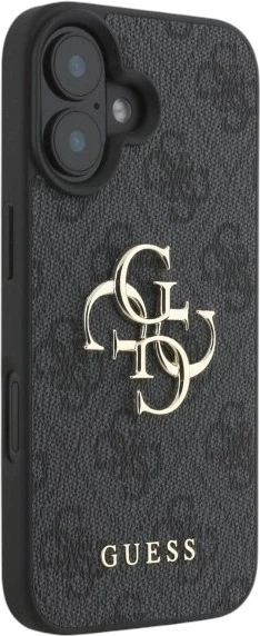 Etui Guess 4G Big Logo do Apple iPhone 16 Plus Black (GUHCP16M4GMGGR) - obraz 4