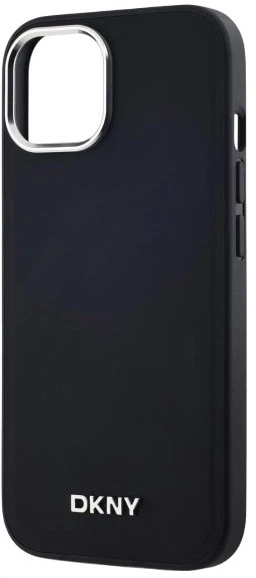 Etui DKNY Plain Logo MagSafe do Apple iPhone 14 Black (3666339260071) - obraz 5
