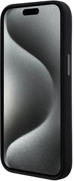 Etui DKNY Liquid Silicone Small Metal Logo MagSafe do Apple iPhone 14 / 15 / 13 Black (3666339265670) - obraz 7