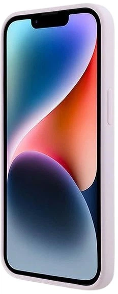 Etui DKNY Liquid Silicone Small Metal Logo MagSafe do Apple iPhone 14 / 15 / 13 Pink (3666339265816) - obraz 7