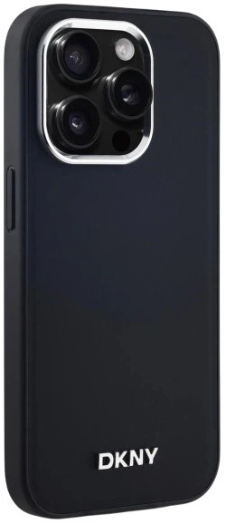 Etui DKNY Plain Logo MagSafe do Apple iPhone 14 Pro Max Black (3666339260101) - obraz 4