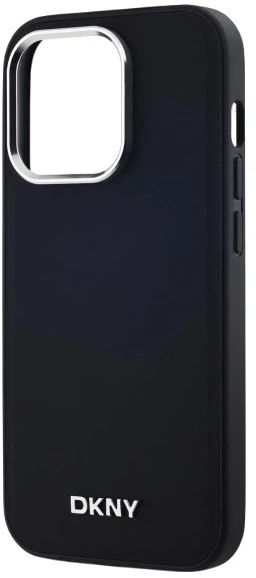 Etui DKNY Plain Logo MagSafe do Apple iPhone 14 Pro Max Black (3666339260101) - obraz 5