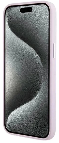 Etui DKNY Liquid Silicone Small Metal Logo MagSafe do Apple iPhone 14 Pro Max Pink (3666339265847) - obraz 7