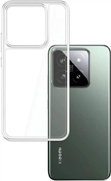 Etui plecki 3MK Armor Case na Xiaomi 14 Pro Transparent (5903108552103) - obraz 2