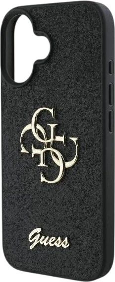 Панель Guess Fixed Glitter Big 4G для Apple iPhone 16 Plus Black (GUHCP16MHG4SGK) - зображення 6