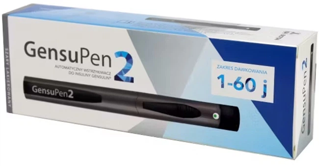Wstrzykiwacz do insuliny Bioton GensuPen 2 szary 1 szt (5903792661693) - obraz 1