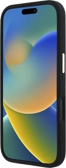 Панель Guess Silicone Script Metal Logo & Frame для Apple iPhone 16 Plus Black (GUHCP16MSMBSLK) - зображення 5