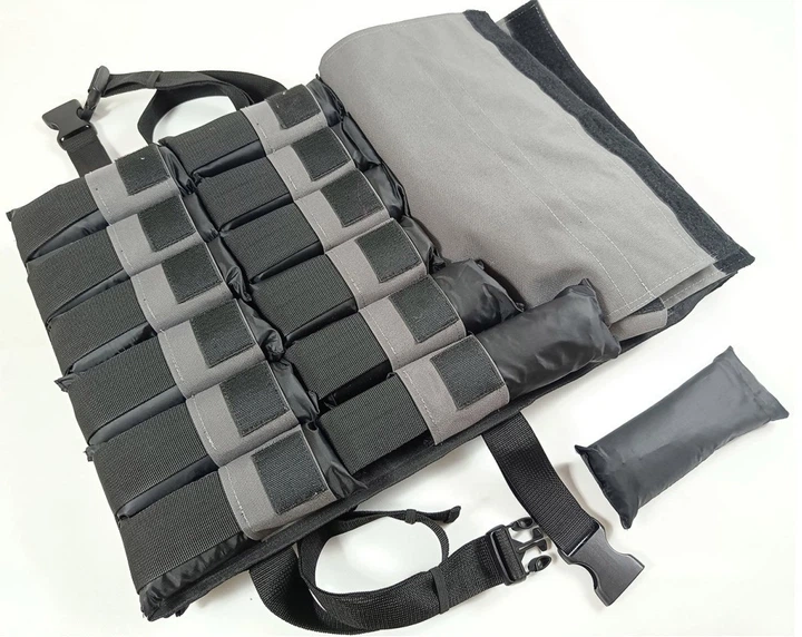 Жилет для утяжеления EasyFit Armor EF-WTV 18 кг регулируемый от 0.5кг до 18кг для фитнеса и кроссфита - Фото 2 Жилет для утяжеления EasyFit Armor EF-WTV 18 кг регулируемый от 0.5кг до 18кг для фитнеса и кроссфита - изображение 2