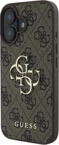 Etui Guess 4G Big Logo do Apple iPhone 16 Brown (GUHCP16S4GMGBR) - obraz 3