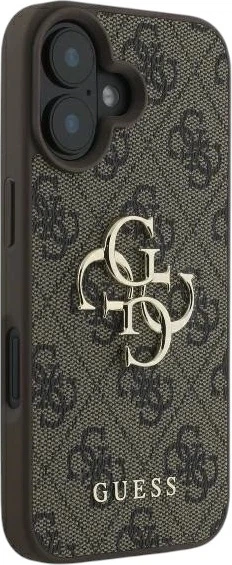 Etui Guess 4G Big Logo do Apple iPhone 16 Brown (GUHCP16S4GMGBR) - obraz 4