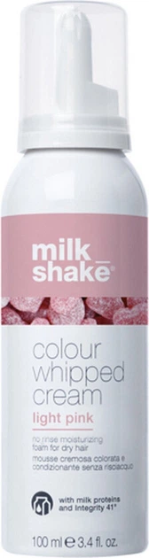 Pianka koloryzująca do włosów Milk_shake bez spłukiwania Jasnoróżowa 100 ml (8032274119128) - obraz 1